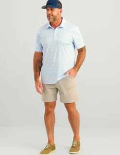 Huk Gear Polos|Performance Tops-Pursuit Performance Polo Windsurfer Micro Fin