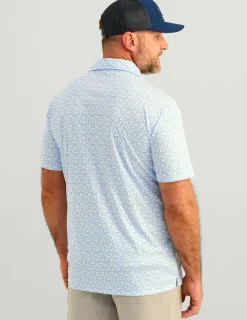 Huk Gear Polos|Performance Tops-Pursuit Performance Polo Windsurfer Micro Fin