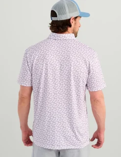 Huk Gear Polos|Performance Tops-Pursuit Performance Polo White Redfish