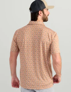 Huk Gear Polos|Performance Tops-Pursuit Performance Polo Marl American Fish