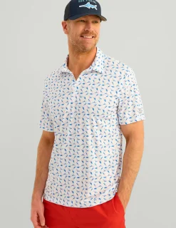 Huk Gear Polos-Pursuit Performance Polo American Fish