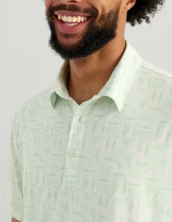 Huk Gear Polos|Performance Tops-Pursuit Performance Polo Egret Batiki