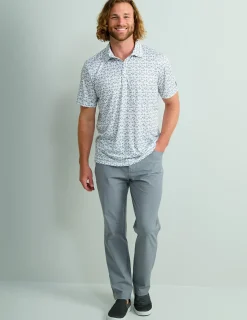Huk Gear Polos-Pursuit Performance Polo White Boat Drinks