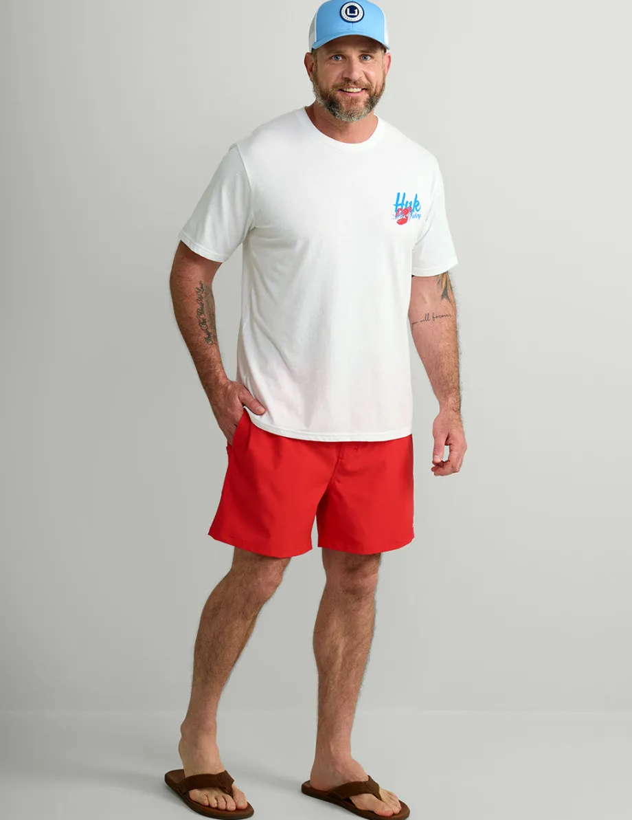 Huk Gear Swim-Pursuit Volley Swim Short Channel Marker