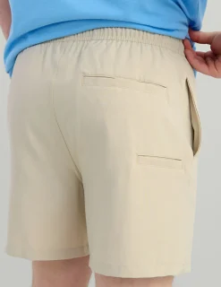 Huk Gear Swim-Pursuit Volley Swim Shorts Khaki