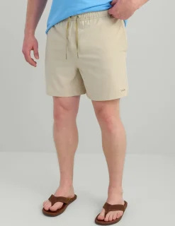 Huk Gear Swim-Pursuit Volley Swim Shorts Khaki