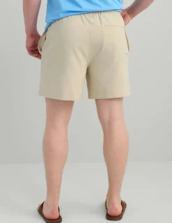 Huk Gear Swim-Pursuit Volley Swim Shorts Khaki