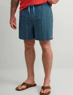 Huk Gear Swim-Pursuit Volley Swim Shorts Black Lure Smash