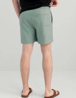 Huk Gear Swim-Pursuit Volley Swim Short Silver Blue