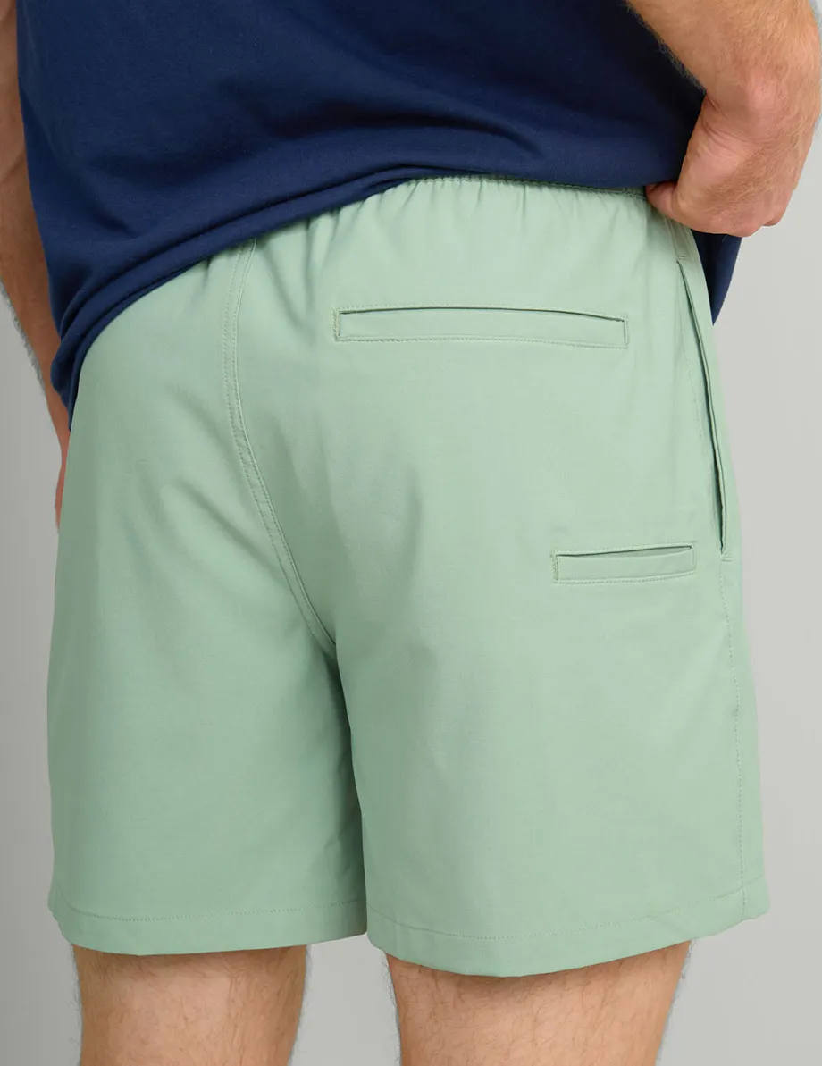 Huk Gear Swim-Pursuit Volley Swim Short Fog Green