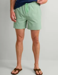 Huk Gear Swim-Pursuit Volley Swim Short Fog Green