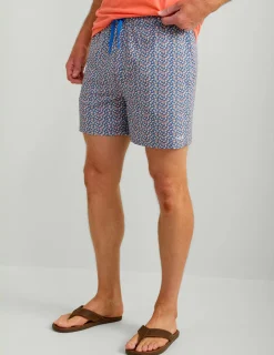 Huk Gear Swim-Pursuit Volley Swim Shorts Night Owl Lure Smash