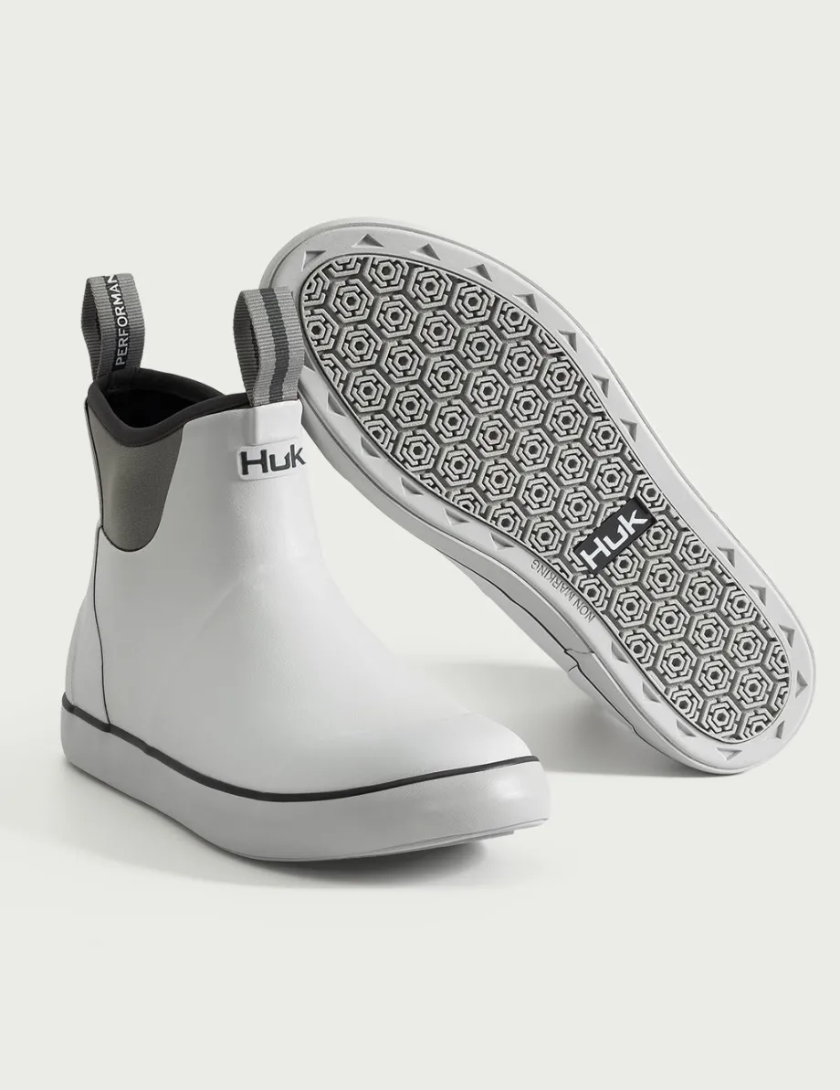 Huk Gear Boots & Shoes|Rainwear-Rogue Wave Boots White