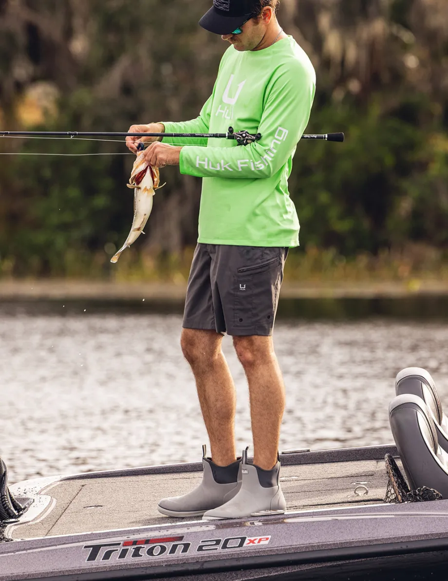 Huk Gear Boots & Shoes|Rainwear-Rogue Wave Boots Grey