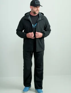 Huk Gear Rainwear-Rover Rain Jacket Black
