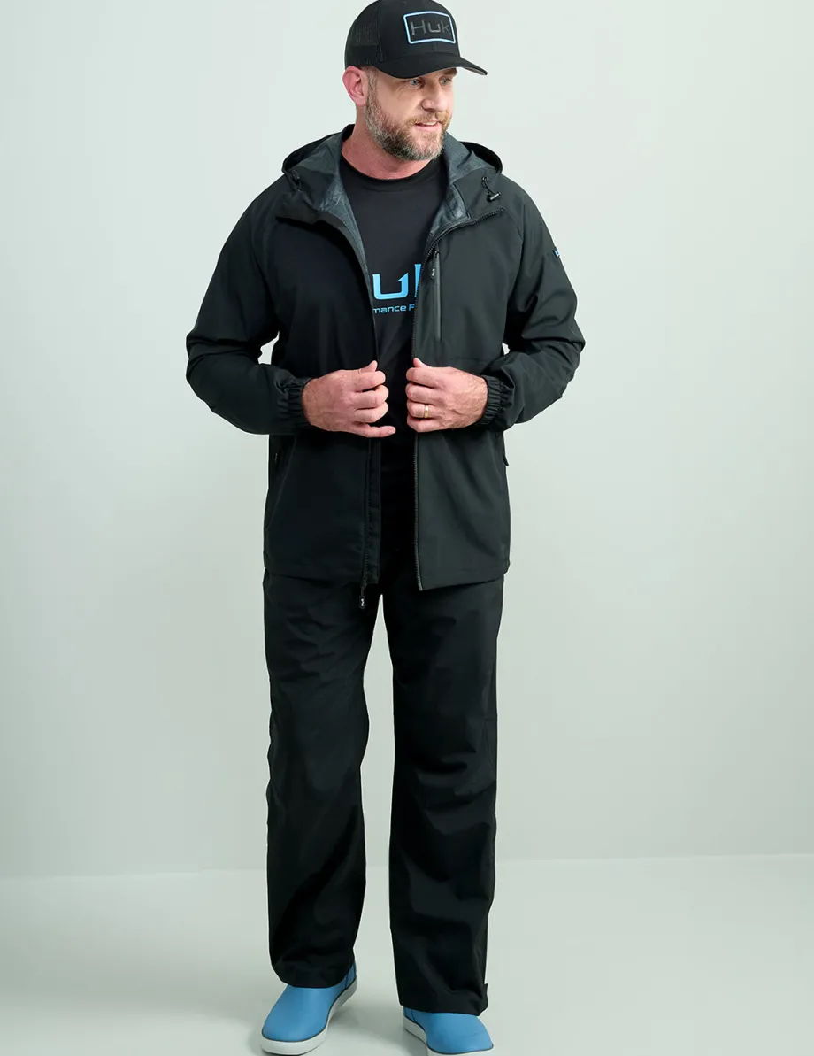 Huk Gear Rainwear-Rover Rain Jacket Black