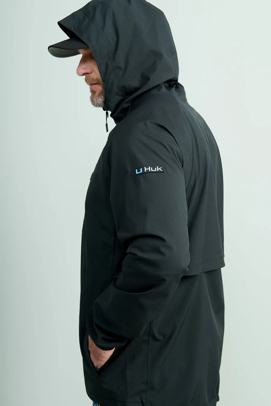 Huk Gear Rainwear-Rover Rain Jacket Black