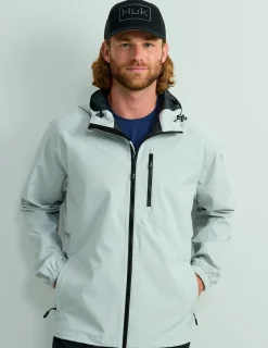Huk Gear Rainwear-Rover Rain Jacket Harbor Mist