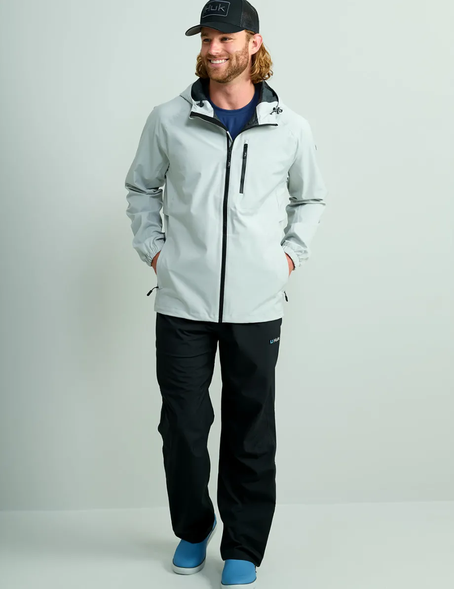 Huk Gear Rainwear-Rover Rain Jacket Harbor Mist