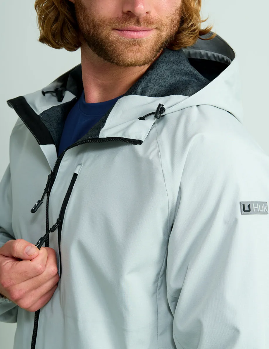 Huk Gear Rainwear-Rover Rain Jacket Harbor Mist