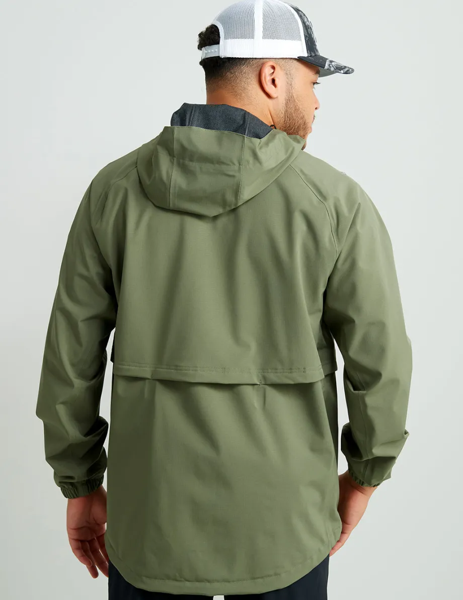 Huk Gear Rainwear-Rover Rain Jacket Moss