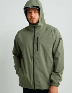 Huk Gear Rainwear-Rover Rain Jacket Moss