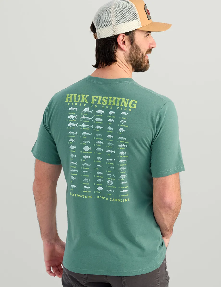 Huk Gear T-Shirts-Saltwater Fish Tee North Atlantic