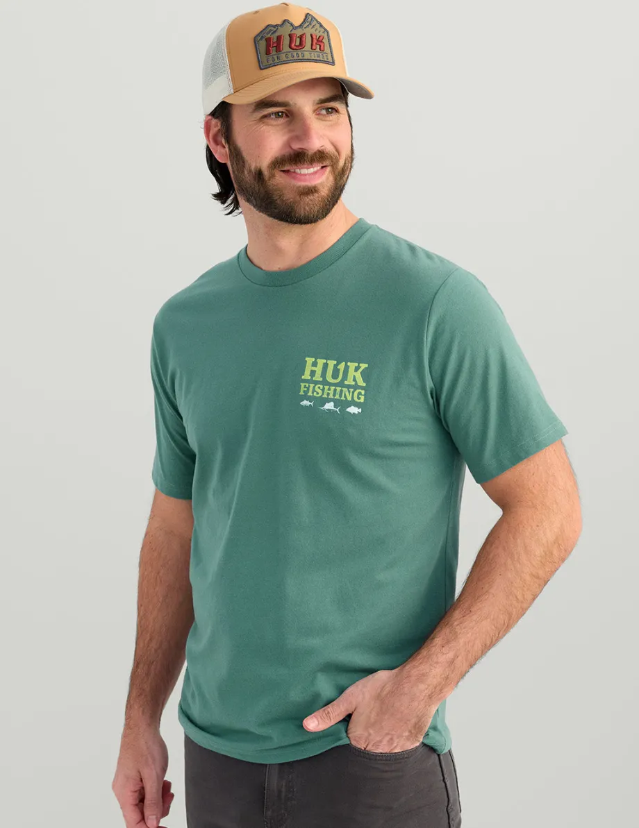 Huk Gear T-Shirts-Saltwater Fish Tee North Atlantic