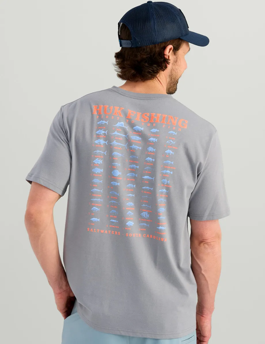 Huk Gear T-Shirts-Saltwater Fish Tee Night Owl