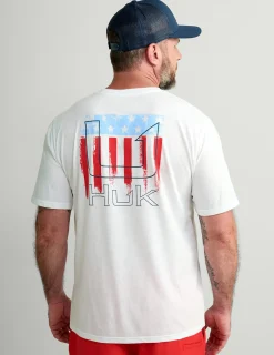 Huk Gear T-Shirts-Salute Tee White