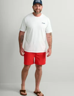 Huk Gear T-Shirts-Salute Tee White