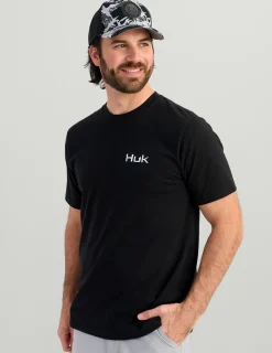 Huk Gear T-Shirts-Salute Tee Black