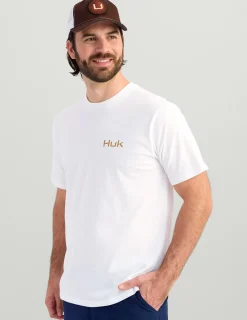 Huk Gear T-Shirts-Salute Tee White