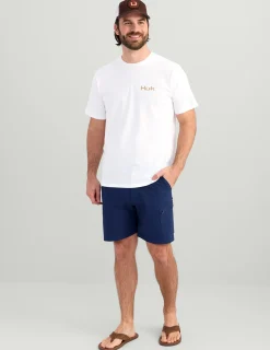 Huk Gear T-Shirts-Salute Tee White