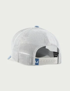 Huk Gear Hats-Stacked U Trucker Hat Quiet Harbor