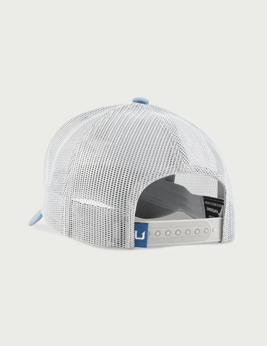 Huk Gear Hats-Stacked U Trucker Hat Quiet Harbor