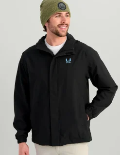 Huk Gear Rainwear-Storm Jacket 2.0 Black