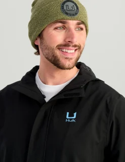 Huk Gear Rainwear-Storm Jacket 2.0 Black