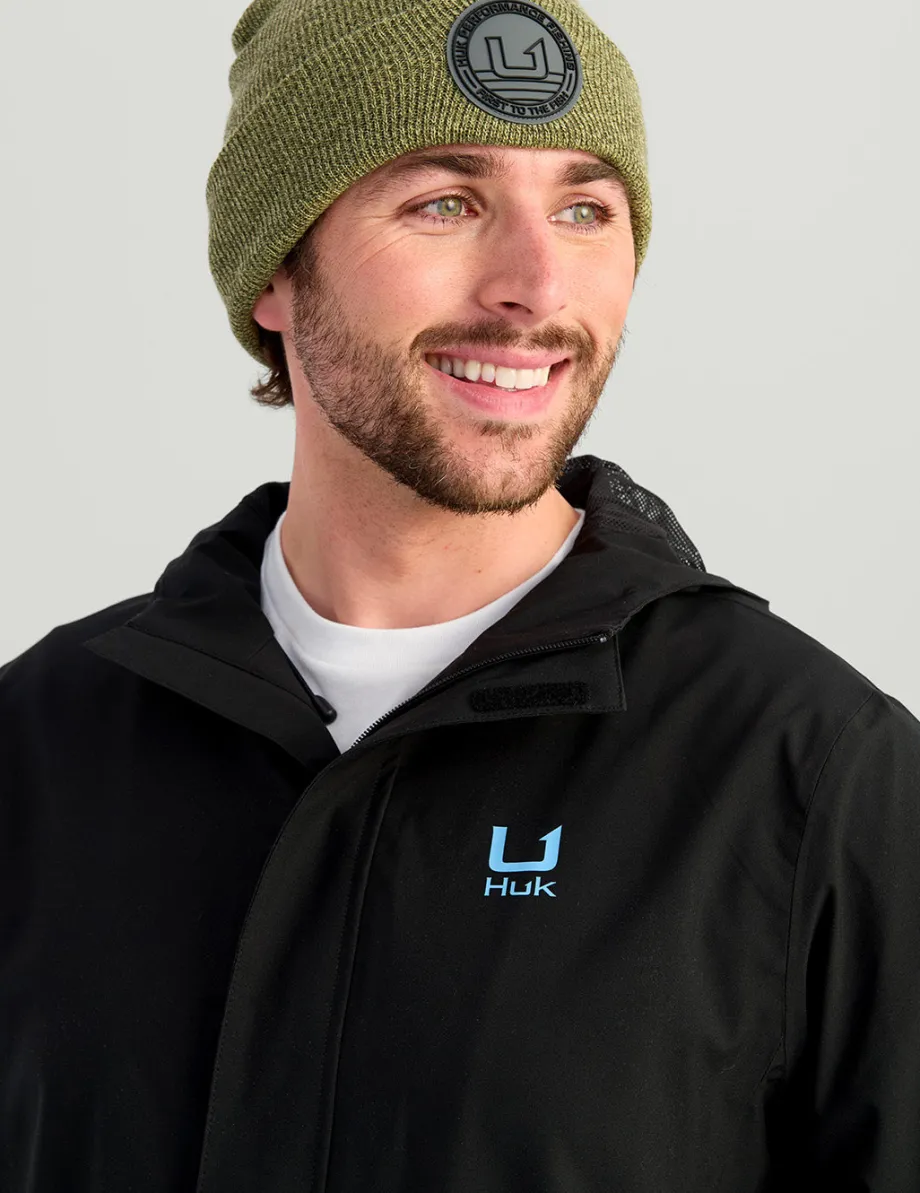 Huk Gear Rainwear-Storm Jacket 2.0 Black