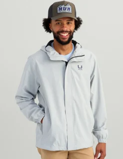 Huk Gear Rainwear-Storm Jacket 2.0 Harbor Mist