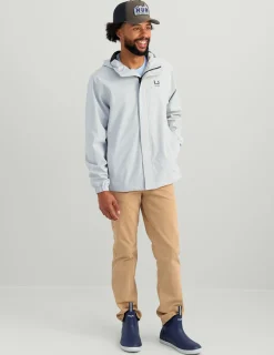 Huk Gear Rainwear-Storm Jacket 2.0 Harbor Mist