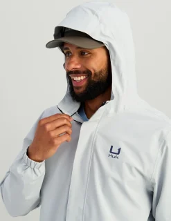 Huk Gear Rainwear-Storm Jacket 2.0 Harbor Mist