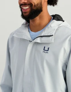 Huk Gear Rainwear-Storm Jacket 2.0 Harbor Mist