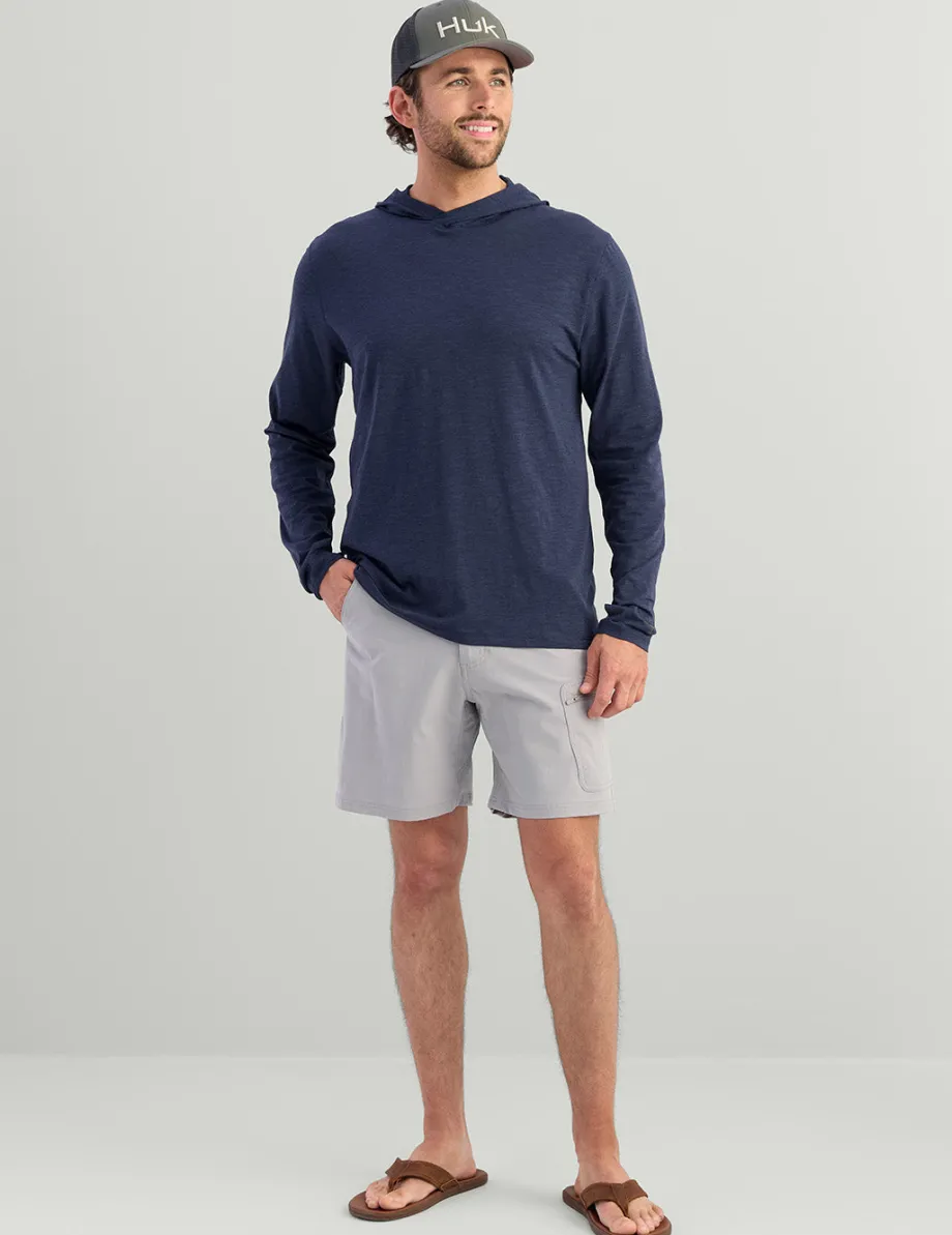 Huk Gear Performance Tops-Tasc Long Sleeve Hoodie Naval Academy