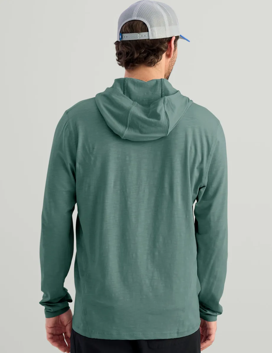 Huk Gear Performance Tops-Tasc Long Sleeve Hoodie North Atlantic