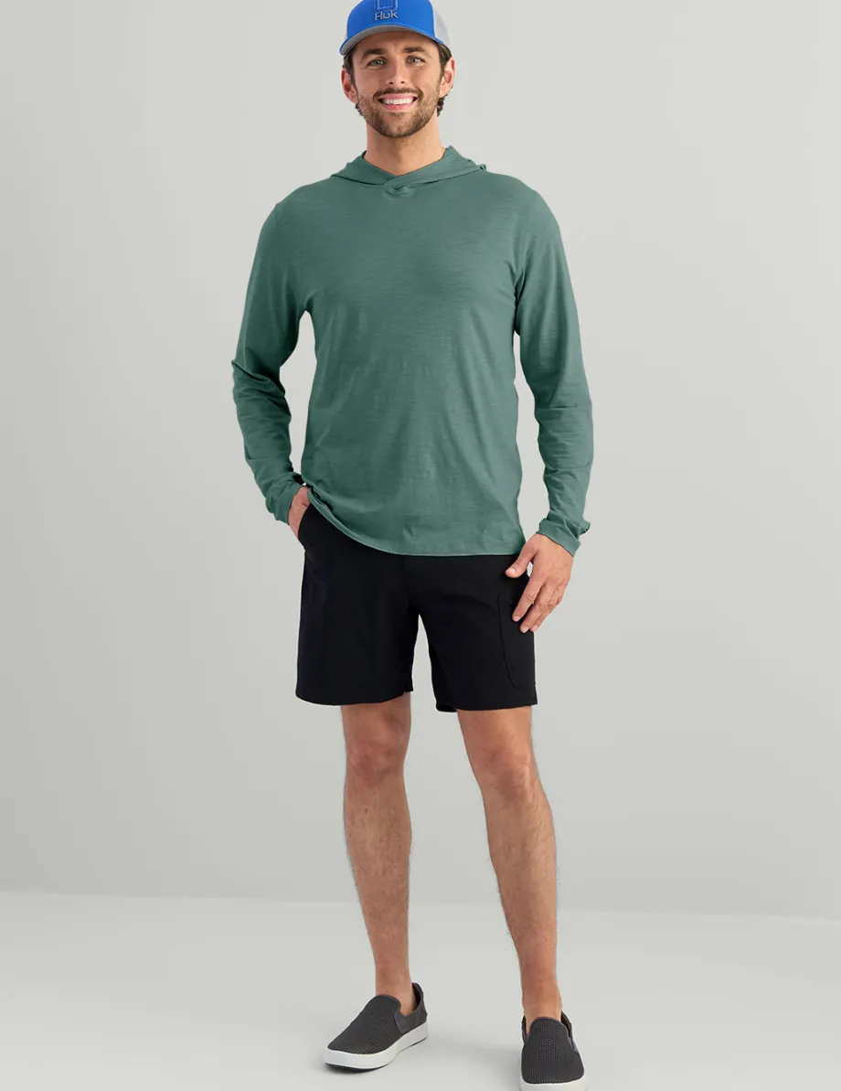 Huk Gear Performance Tops-Tasc Long Sleeve Hoodie North Atlantic
