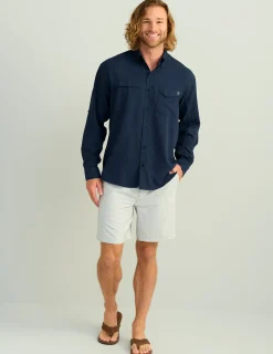 Huk Gear Button Downs-Tide Point Button-Down Naval Academy