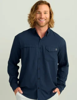Huk Gear Button Downs-Tide Point Button-Down Naval Academy