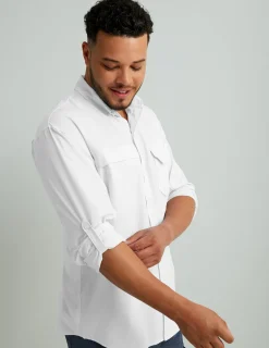 Huk Gear Button Downs-Tide Point Button-Down