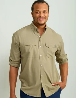 Huk Gear Button Downs-Tide Point Button-Down Overland Trek